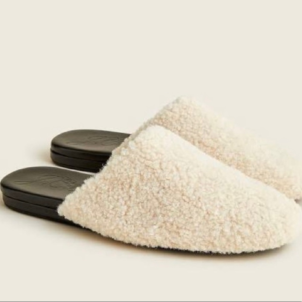 JCrew Sherpa Mule